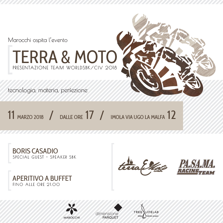 evento presentazione team terra e moto sbk18 civ18 - marocchi design